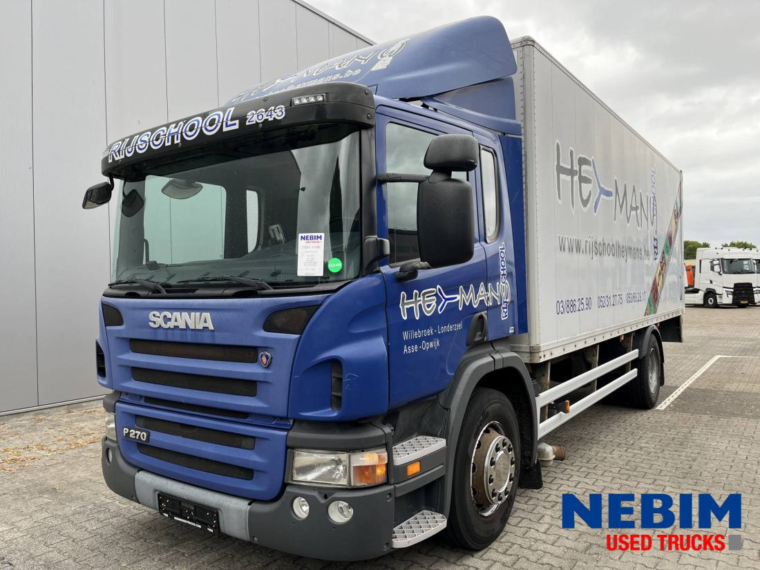 Scania P270 343.938km - 3 front seats - Koffer LKW: das Bild 1 Scania P270 343.938km - 3 front seats - Koffer LKW: das Bild 1