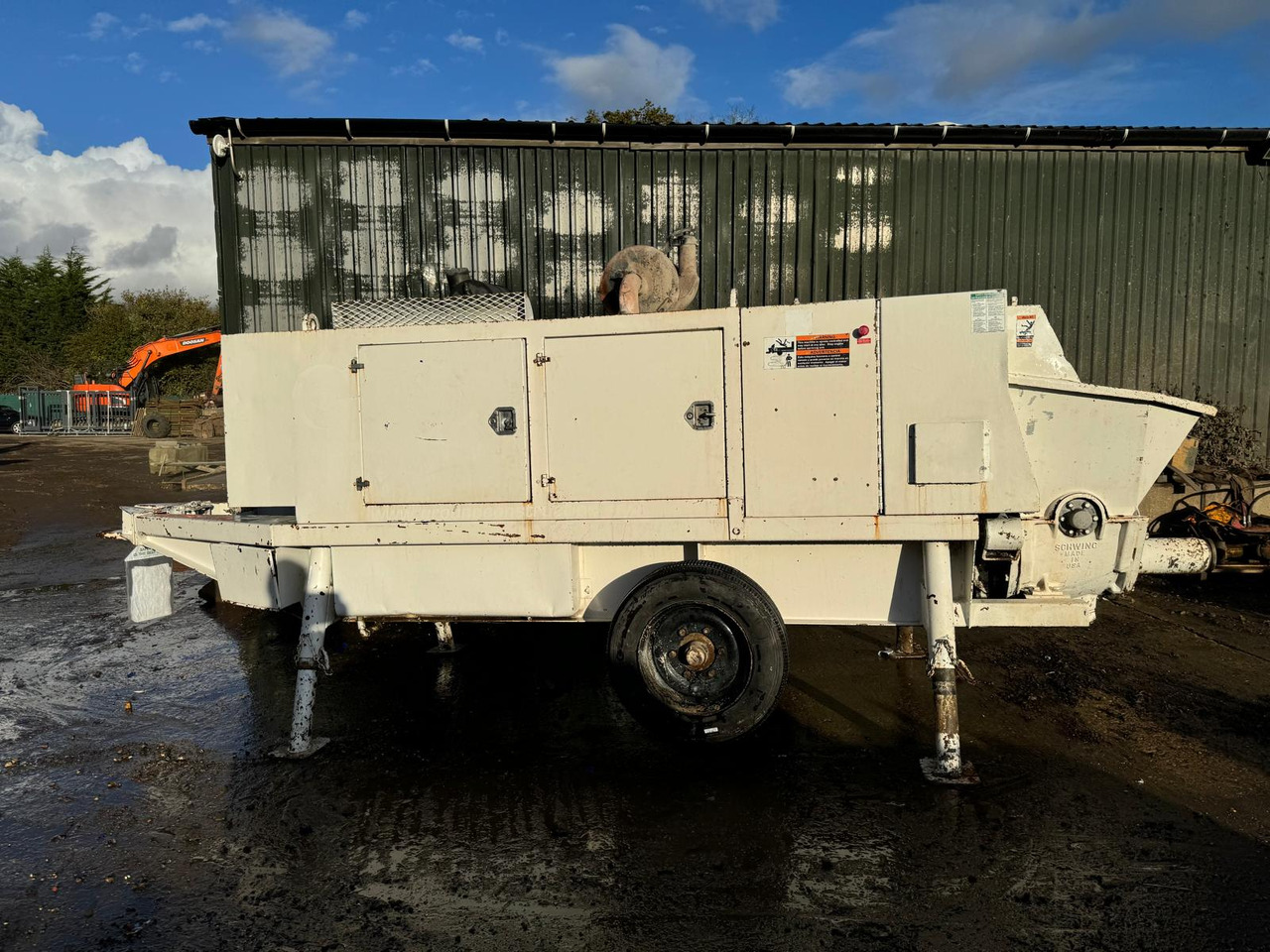Schwing WP 1250 X - Stationäre Betonpumpe: das Bild 1 Schwing WP 1250 X - Stationäre Betonpumpe: das Bild 1