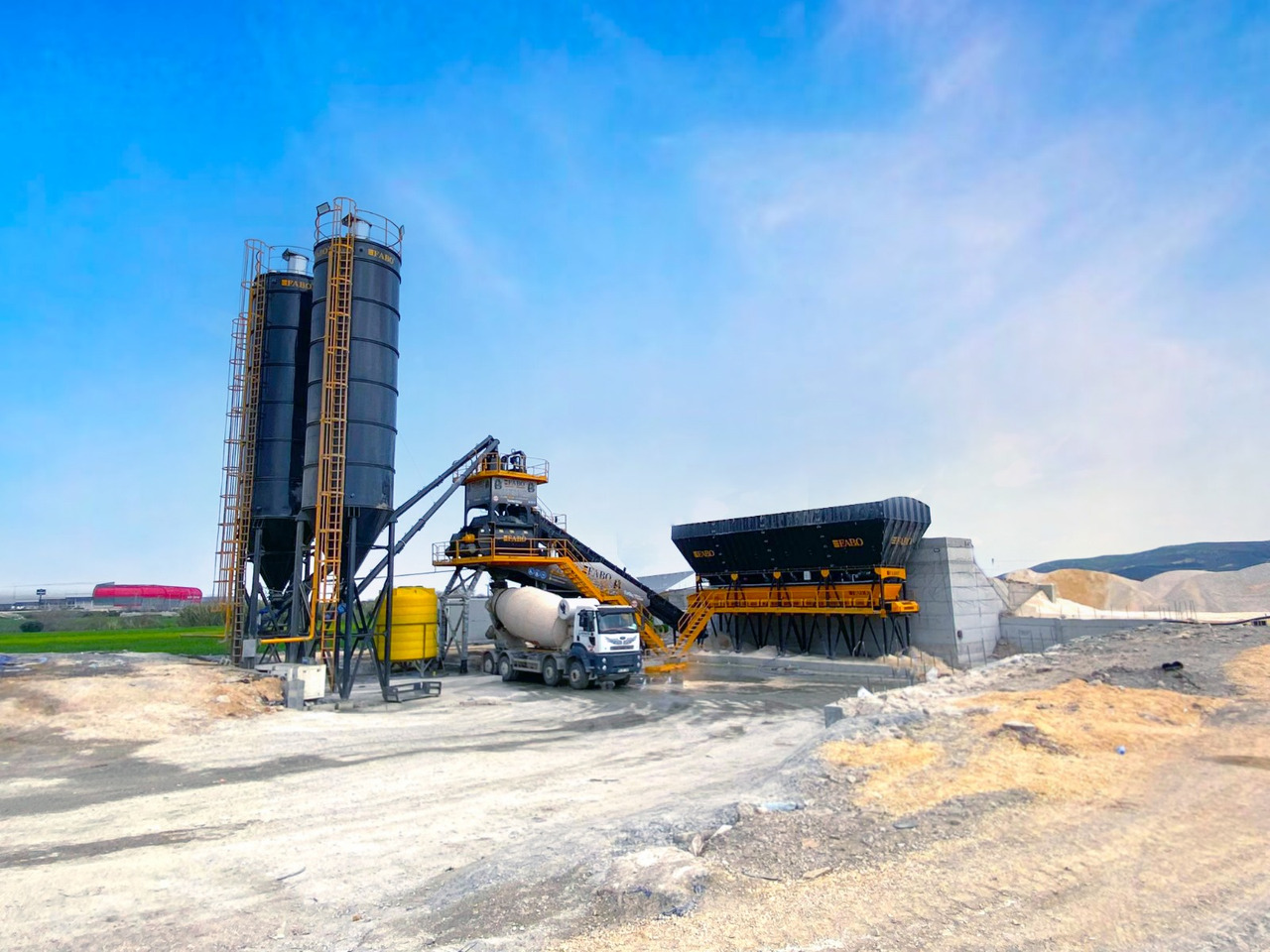 FABO COMPACT-120 CONCRETE PLANT | CONVEYOR TYPE - Betonmischanlage: das Bild 4 FABO COMPACT-120 CONCRETE PLANT | CONVEYOR TYPE - Betonmischanlage: das Bild 4