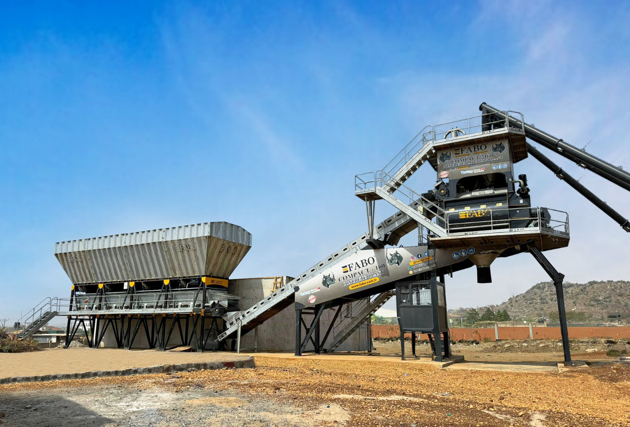 FABO COMPACT-160 CONCRETE PLANT | CONVEYOR TYPE - Betonmischanlage: das Bild 5 FABO COMPACT-160 CONCRETE PLANT | CONVEYOR TYPE - Betonmischanlage: das Bild 5