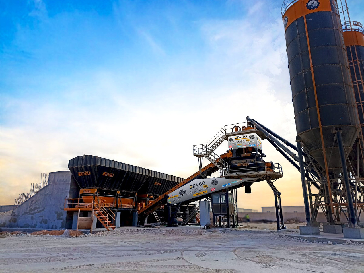 FABO COMPACT-180 CONCRETE PLANT | CONVEYOR TYPE - Betonmischanlage: das Bild 1 FABO COMPACT-180 CONCRETE PLANT | CONVEYOR TYPE - Betonmischanlage: das Bild 1