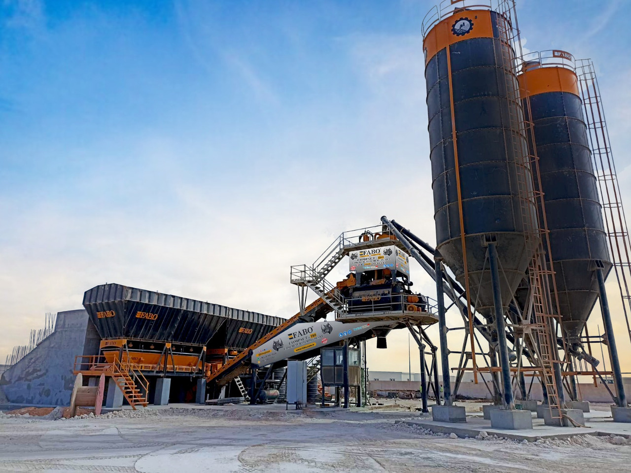 FABO COMPACT-180 CONCRETE PLANT | CONVEYOR TYPE - Betonmischanlage: das Bild 3 FABO COMPACT-180 CONCRETE PLANT | CONVEYOR TYPE - Betonmischanlage: das Bild 3
