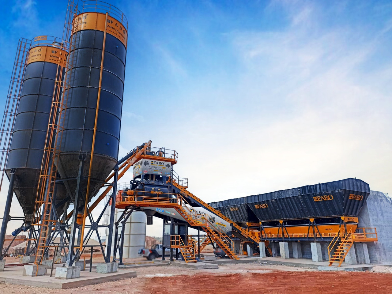 FABO COMPACT-180 CONCRETE PLANT | CONVEYOR TYPE - Betonmischanlage: das Bild 2 FABO COMPACT-180 CONCRETE PLANT | CONVEYOR TYPE - Betonmischanlage: das Bild 2