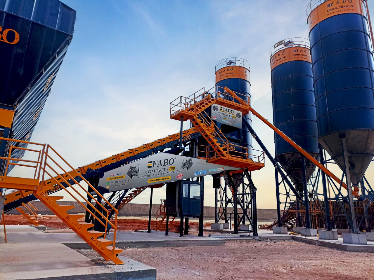 FABO COMPACT-180 CONCRETE PLANT | CONVEYOR TYPE - Betonmischanlage: das Bild 5 FABO COMPACT-180 CONCRETE PLANT | CONVEYOR TYPE - Betonmischanlage: das Bild 5