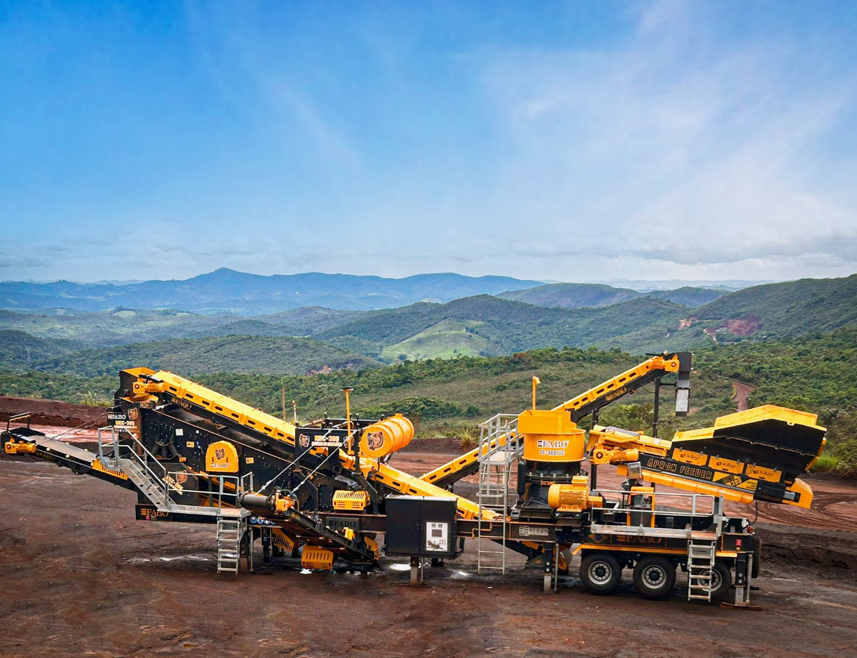 FABO MOBILE CRUSHING PLANT - Bergbaumaschine: das Bild 1 FABO MOBILE CRUSHING PLANT - Bergbaumaschine: das Bild 1