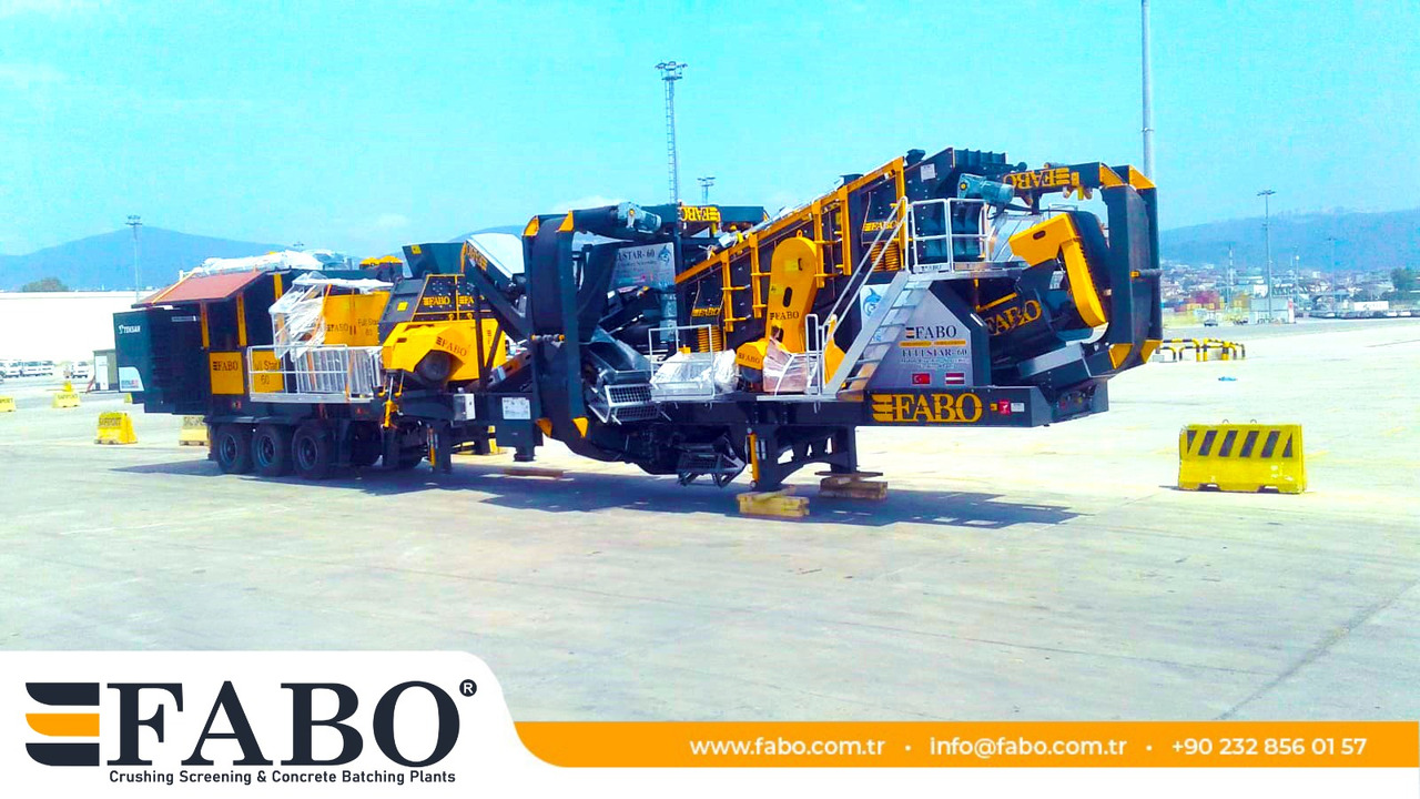 Mobile Brechanlage, Zustand - NEU FABO Mobile crusher: das Bild 18