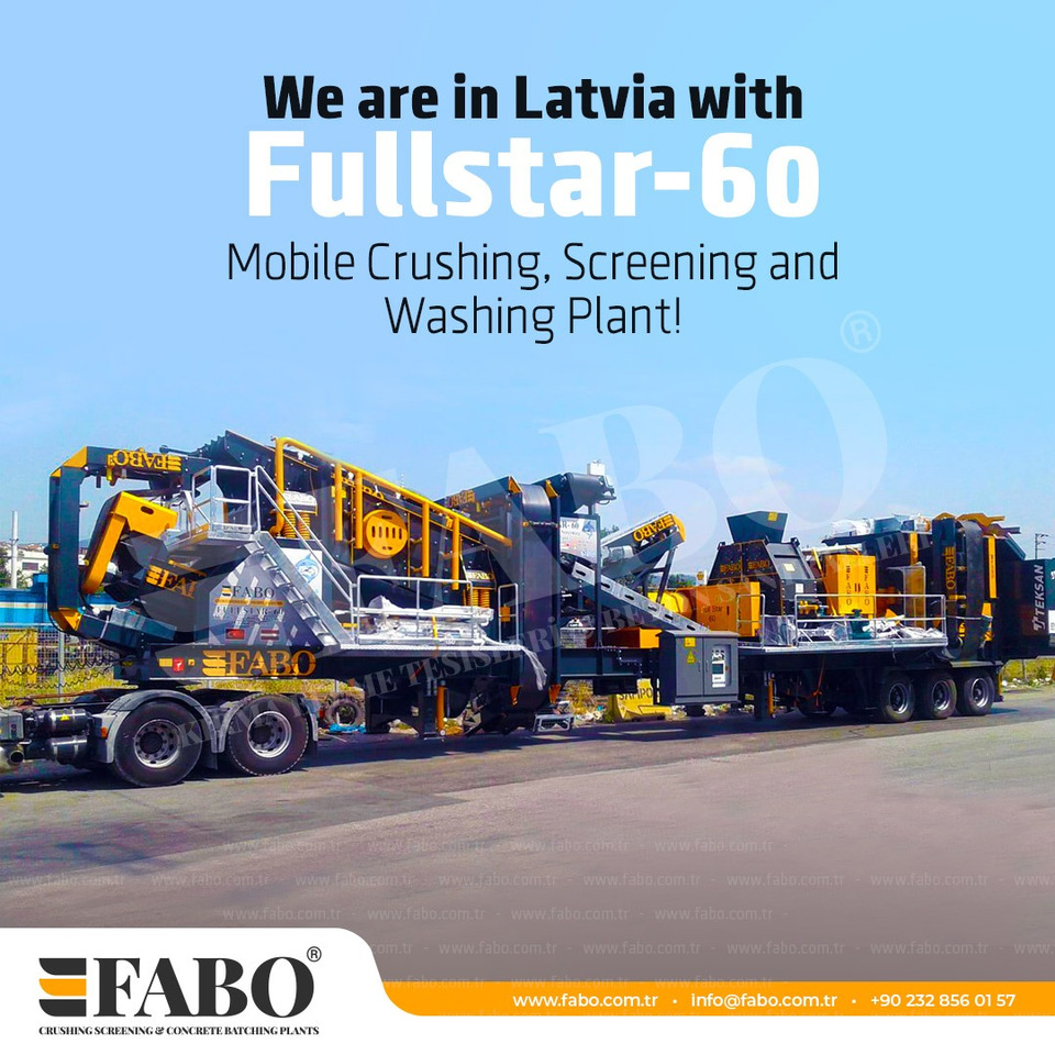 Mobile Brechanlage, Zustand - NEU FABO Mobile crusher: das Bild 14