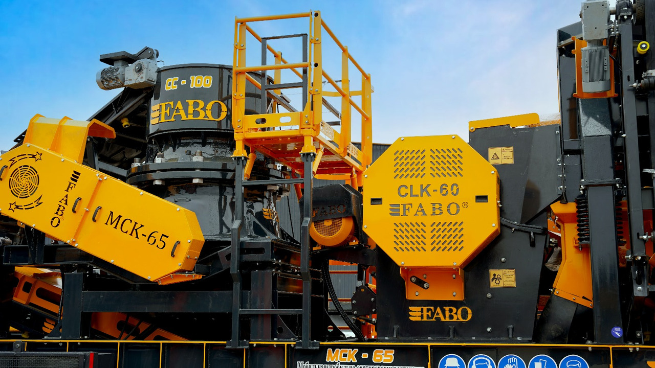 Mobile Brechanlage, Zustand - NEU FABO Mobile crusher: das Bild 9