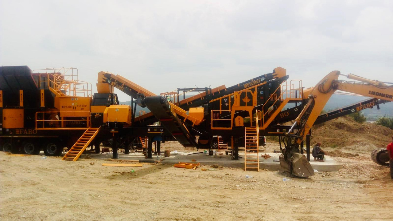 Mobile Brechanlage, Zustand - NEU FABO Mobile crusher: das Bild 10