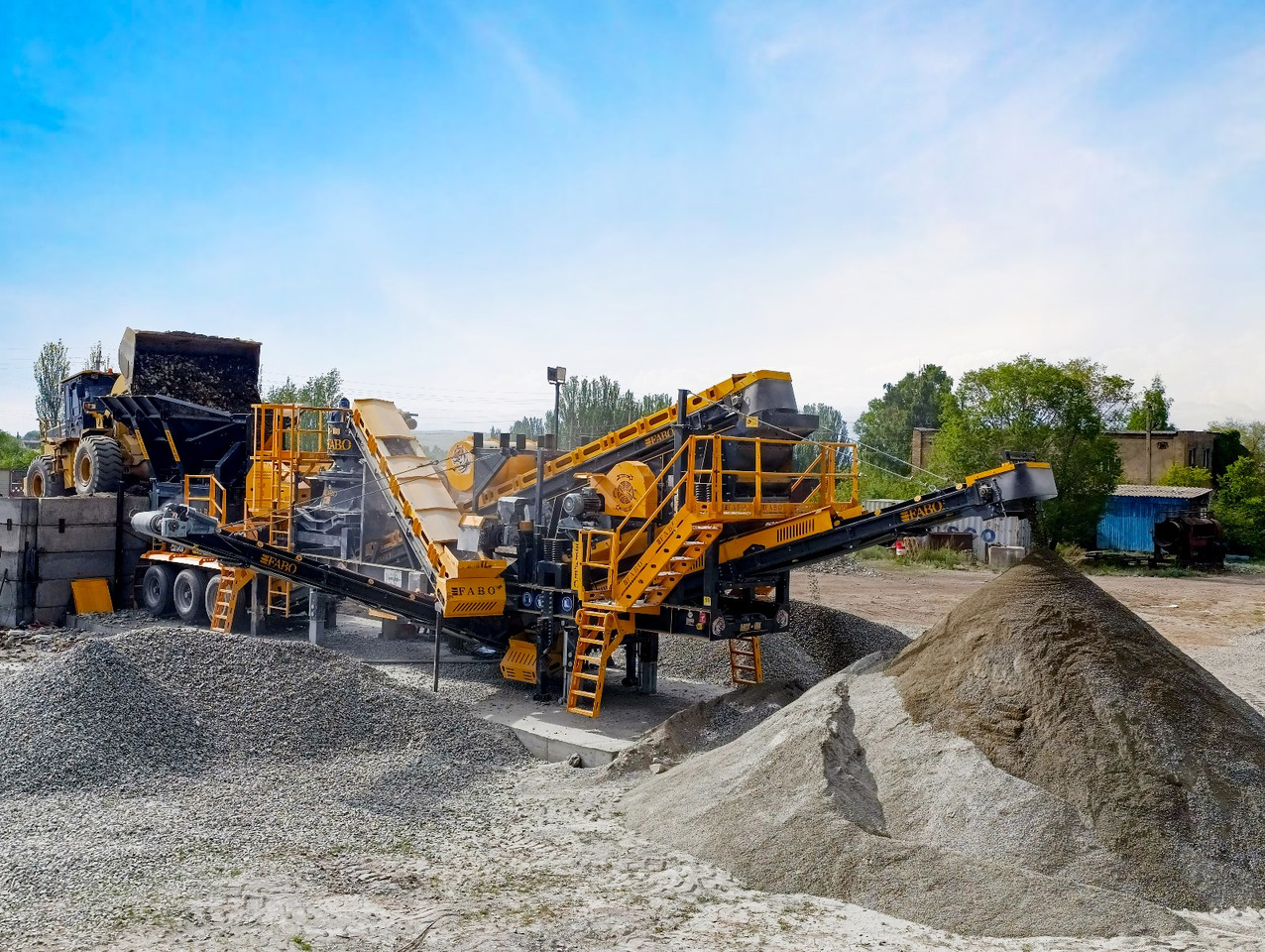 Mobile Brechanlage, Zustand - NEU FABO Mobile crusher: das Bild 10