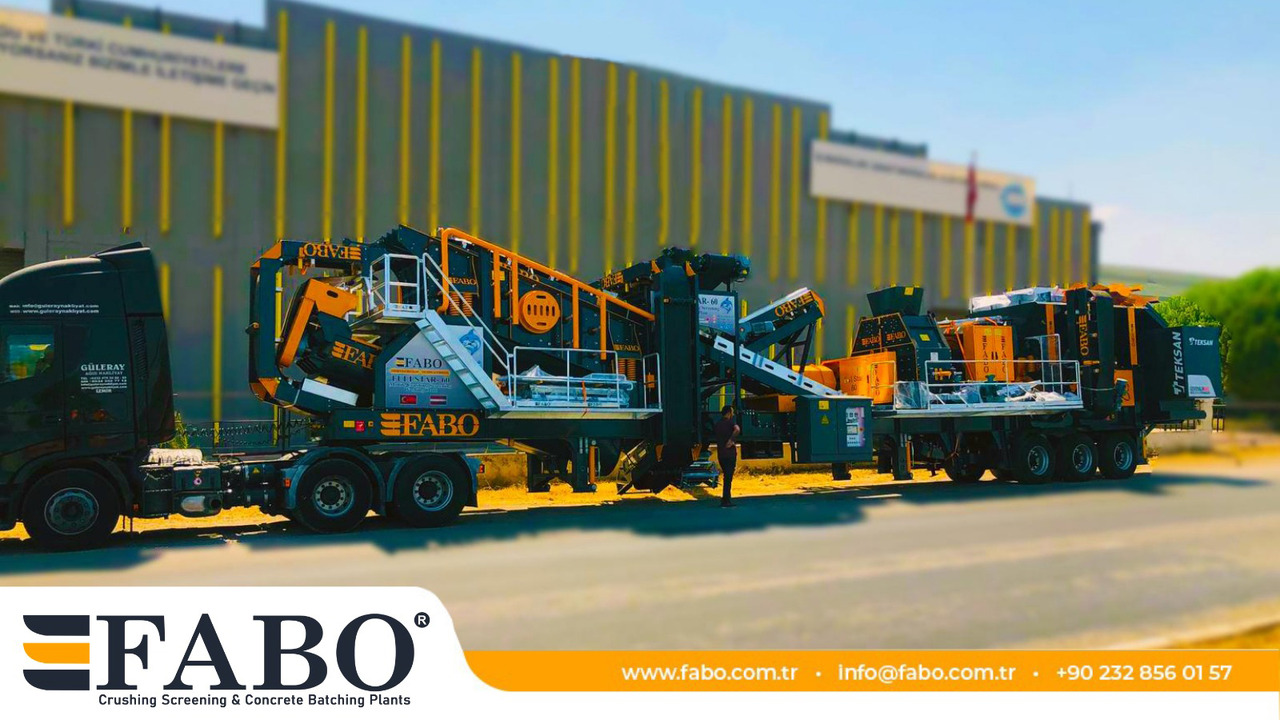 Mobile Brechanlage, Zustand - NEU FABO Mobile crusher: das Bild 20