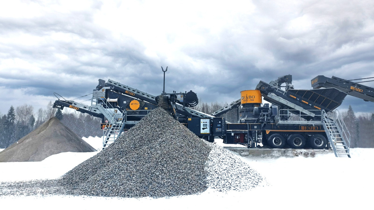 Mobile Brechanlage, Zustand - NEU FABO Mobile crusher: das Bild 6