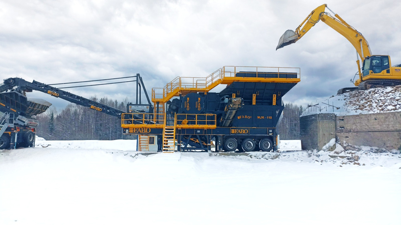 Mobile Brechanlage, Zustand - NEU FABO Mobile crusher: das Bild 10
