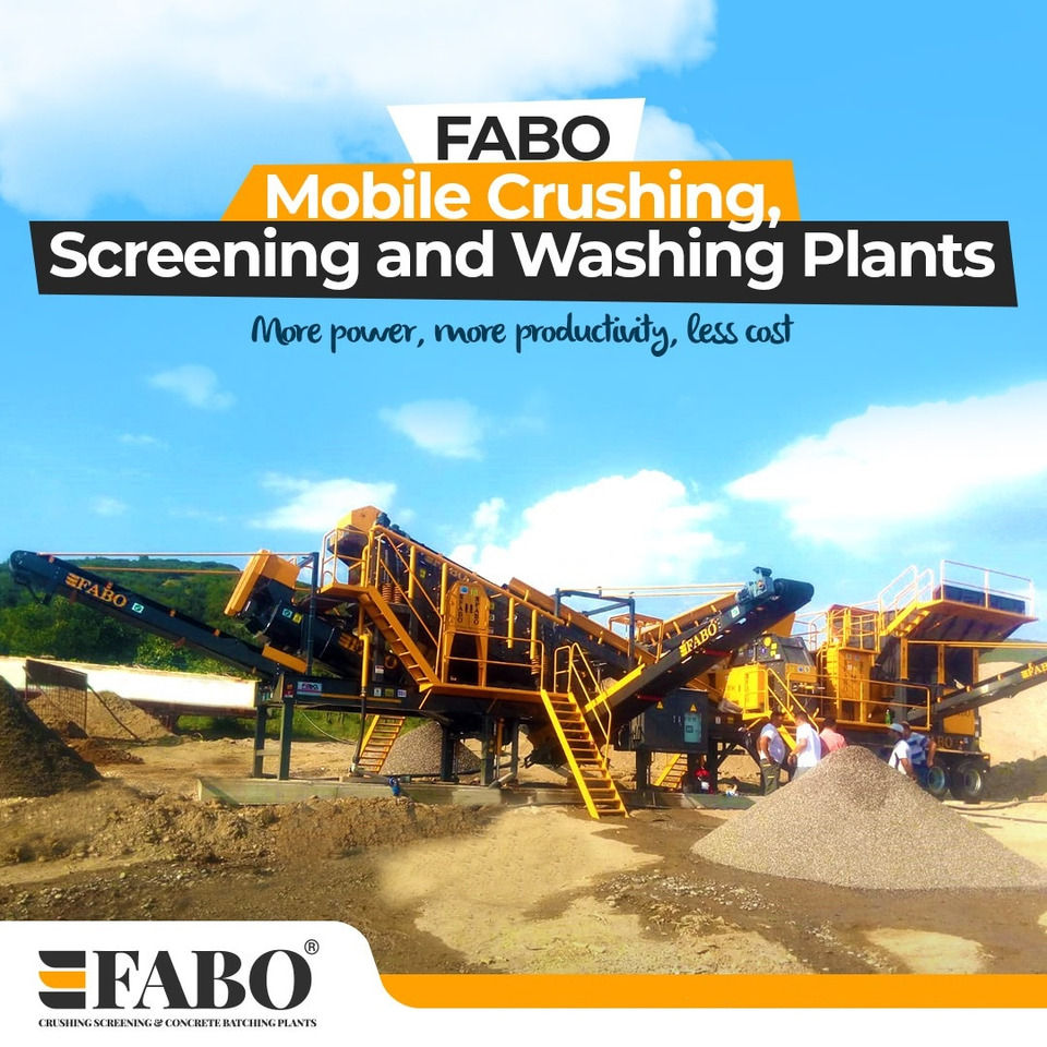 Mobile Brechanlage, Zustand - NEU FABO Mobile crusher: das Bild 13