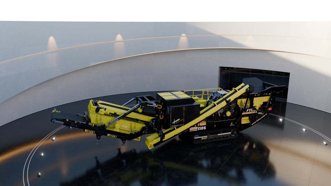 Mobile Brechanlage, Zustand - NEU FABO Mobile crusher: das Bild 18