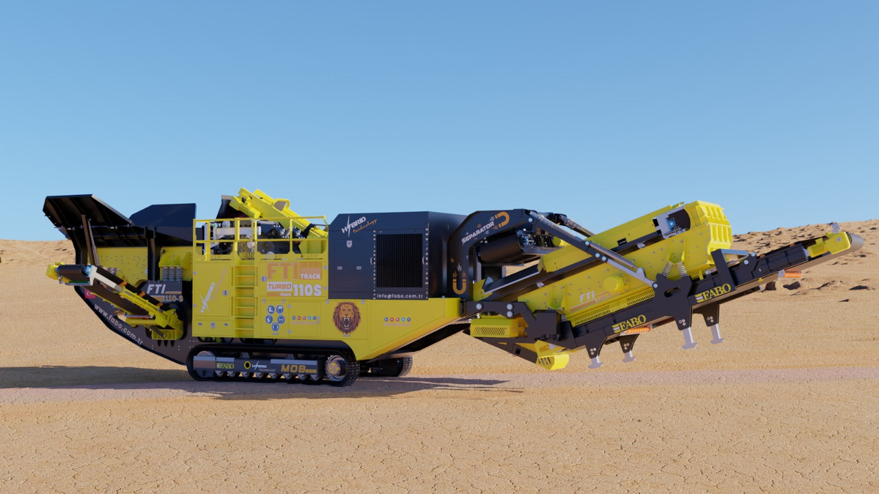 Mobile Brechanlage, Zustand - NEU FABO Mobile crusher: das Bild 16