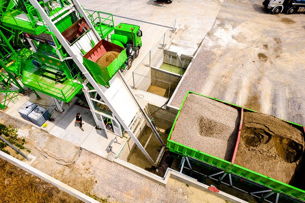 FABO SKIP SYSTEM CONCRETE BATCHING PLANT | 110m3/h Capacity - Betonmischanlage: das Bild 5 FABO SKIP SYSTEM CONCRETE BATCHING PLANT | 110m3/h Capacity - Betonmischanlage: das Bild 5