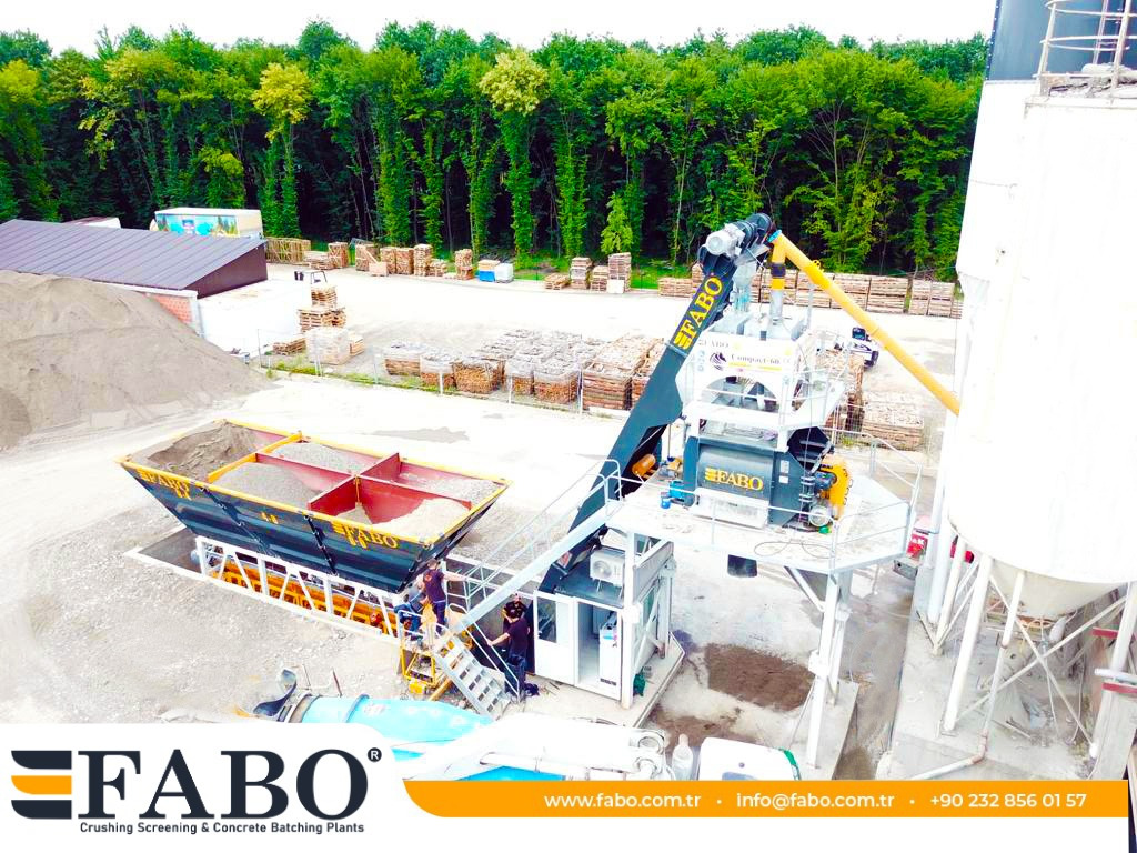 FABO SKIP SYSTEM CONCRETE BATCHING PLANT | 60m3/h Capacity - Betonmischanlage: das Bild 4 FABO SKIP SYSTEM CONCRETE BATCHING PLANT | 60m3/h Capacity - Betonmischanlage: das Bild 4