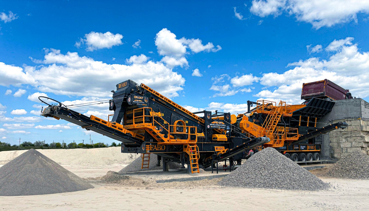 Bergbaumaschine, Zustand - NEU FABO mining machinery - crushing plant: das Bild 1
