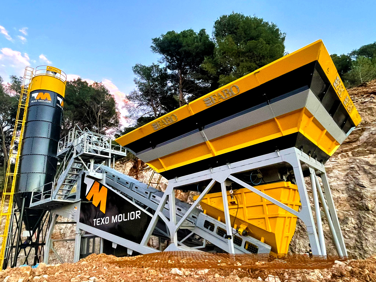 FABO mobile concrete batching plant - Betonmischanlage: das Bild 4 FABO mobile concrete batching plant - Betonmischanlage: das Bild 4