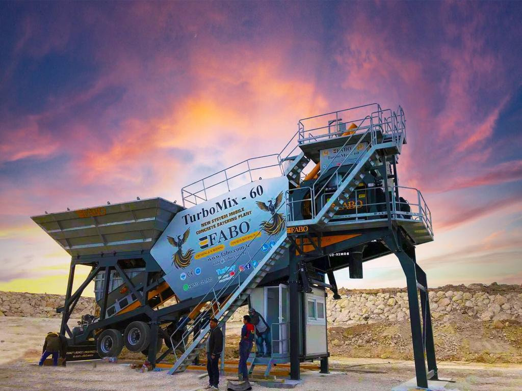 FABO mobile concrete batching plant - Betonmischanlage: das Bild 1 FABO mobile concrete batching plant - Betonmischanlage: das Bild 1