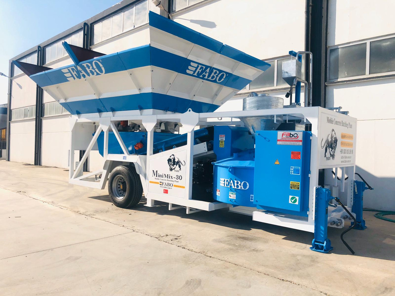 FABO mobile concrete batching plant - Betonmischanlage: das Bild 1 FABO mobile concrete batching plant - Betonmischanlage: das Bild 1