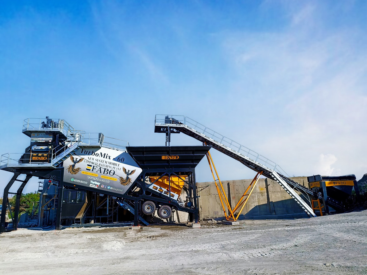 FABO mobile concrete batching plant - Betonmischanlage: das Bild 2 FABO mobile concrete batching plant - Betonmischanlage: das Bild 2