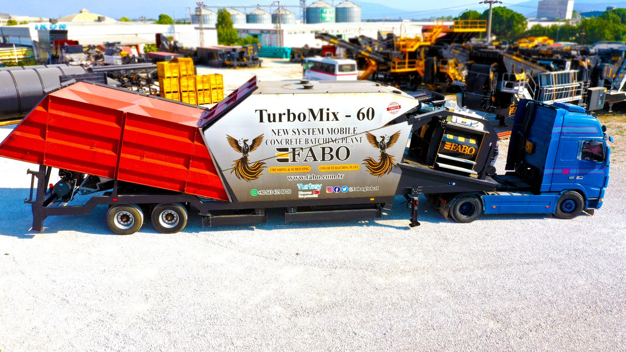 Betonmischanlage, Zustand - NEU FABO mobile concrete batching plant: das Bild 6