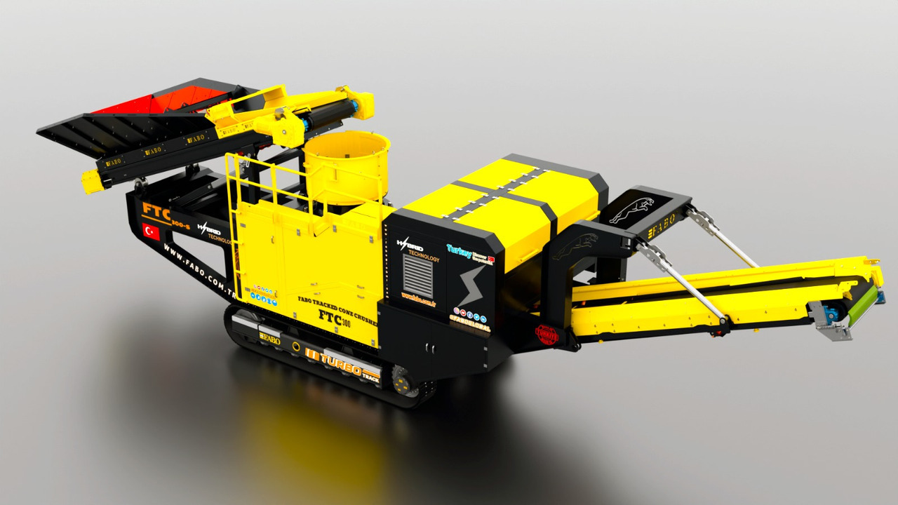 Kegelbrecher, Zustand - NEU FABO mobile cone crusher: das Bild 6