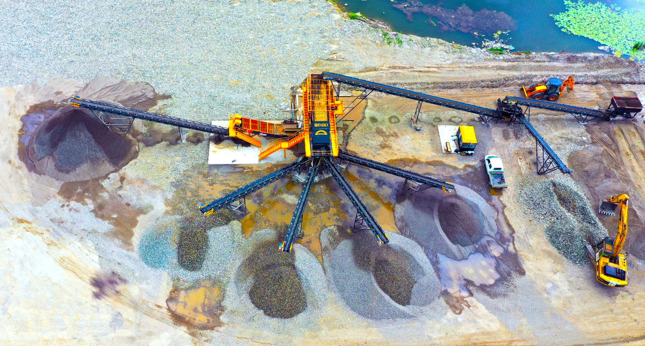 Siebmaschine, Zustand - NEU FABO vibrating screen: das Bild 1