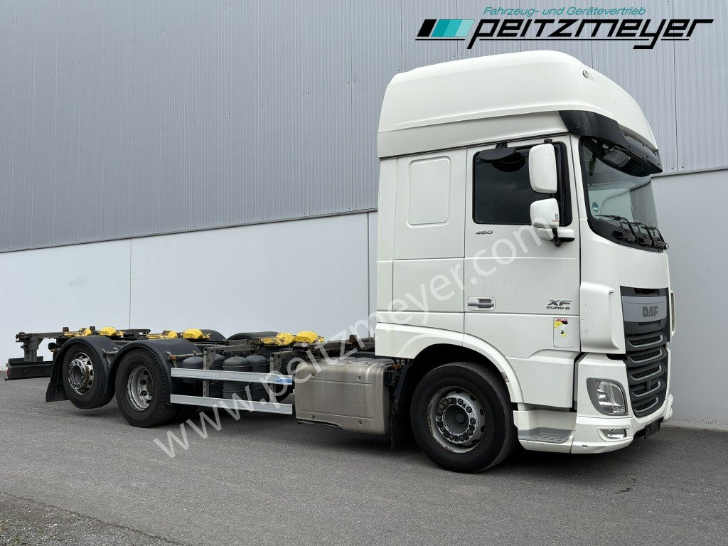 DAF XF 460 FAN 6x2 Lenkachse, Standklima Intarder, SDG - höhenverstellbar - Containerwagen/ Wechselfahrgestell LKW: das Bild 2 DAF XF 460 FAN 6x2 Lenkachse, Standklima Intarder, SDG - höhenverstellbar - Containerwagen/ Wechselfahrgestell LKW: das Bild 2