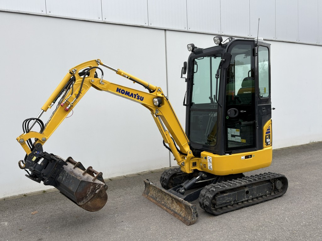 KOMATSU MINIBAGGER PC 16 R-3HS Powertilt 20,40,100 Löffel - Minibagger: das Bild 1 KOMATSU MINIBAGGER PC 16 R-3HS Powertilt 20,40,100 Löffel - Minibagger: das Bild 1