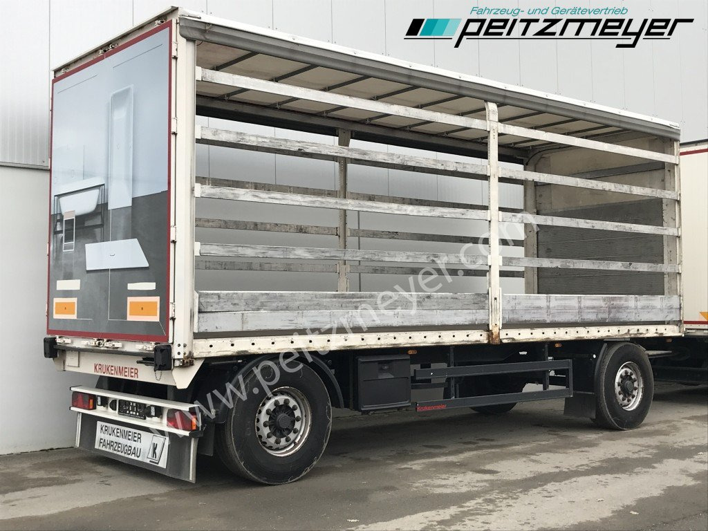 KRUKENMEIER PRITSCHENANHÄNGER 18 T. mit Durchlade - Planenanhänger: das Bild 1 KRUKENMEIER PRITSCHENANHÄNGER 18 T. mit Durchlade - Planenanhänger: das Bild 1
