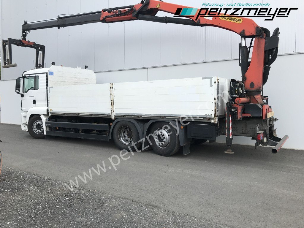Pritsche LKW, Autokran MAN TGS 26.440 FL 6x2 Palfinger PK 21001 L Steinzange, EU 6, Lenkachse: das Bild 17