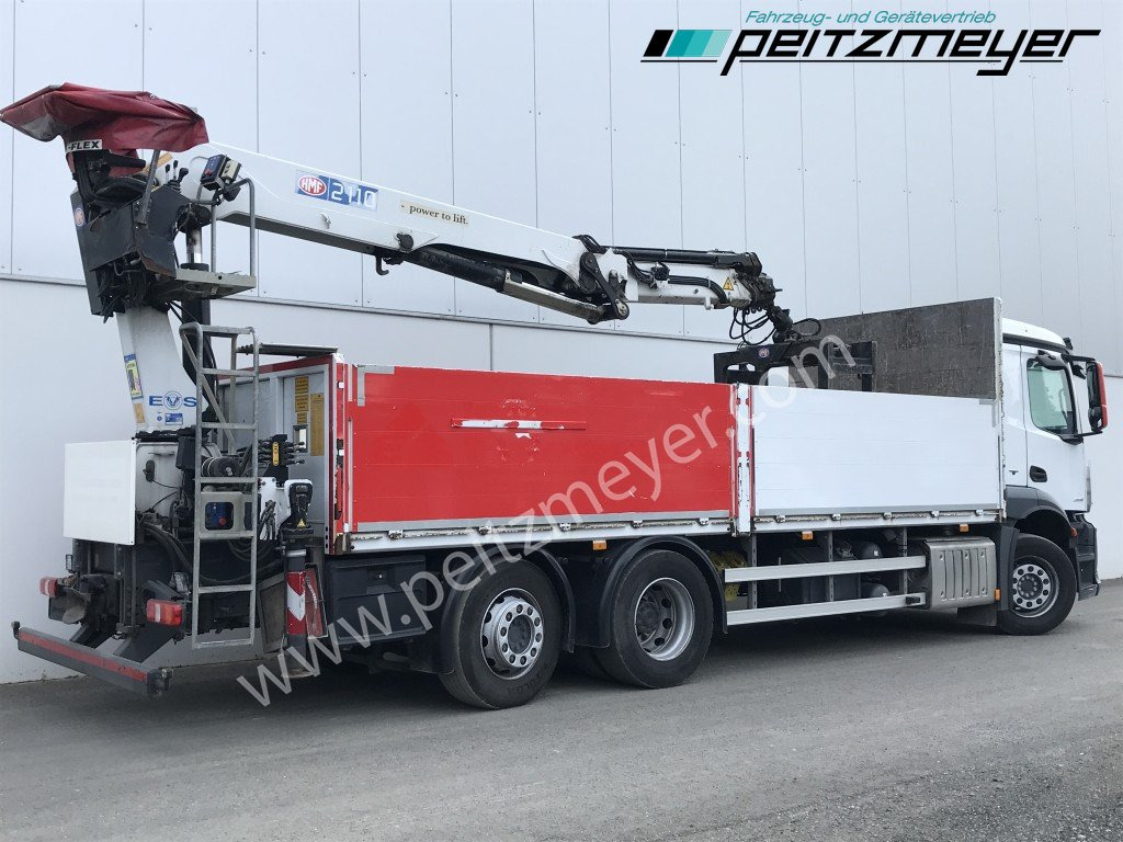 MERCEDES-BENZ Antos 2536 LL Pritsche HMF 2110-L5 5 fach Ausschub mit Steinzange - Pritsche LKW, Autokran: das Bild 3 MERCEDES-BENZ Antos 2536 LL Pritsche HMF 2110-L5 5 fach Ausschub mit Steinzange - Pritsche LKW, Autokran: das Bild 3
