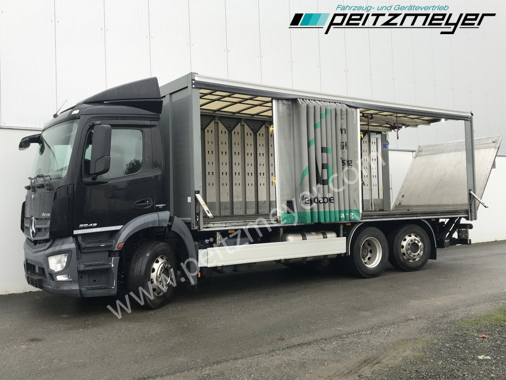 MERCEDES-BENZ Antos 2543 LL Getränke Schiebeplane Retarder, 2 x AHK, LBW 2 t., Lenkachse - Getränkeaufbau LKW: das Bild 1 MERCEDES-BENZ Antos 2543 LL Getränke Schiebeplane Retarder, 2 x AHK, LBW 2 t., Lenkachse - Getränkeaufbau LKW: das Bild 1