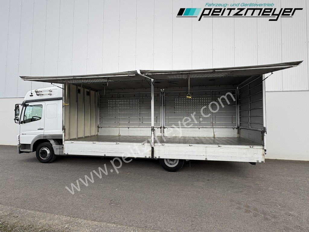Koffer LKW MERCEDES-BENZ Atego 823 L Geflügelpritsche L - Fahrerhaus, Klima, 2 x AHK: das Bild 33