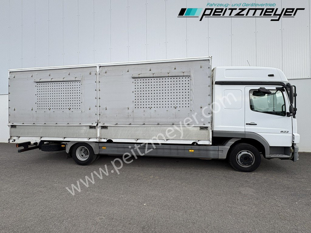 Koffer LKW MERCEDES-BENZ Atego 823 L Geflügelpritsche L - Fahrerhaus, Klima, 2 x AHK: das Bild 9