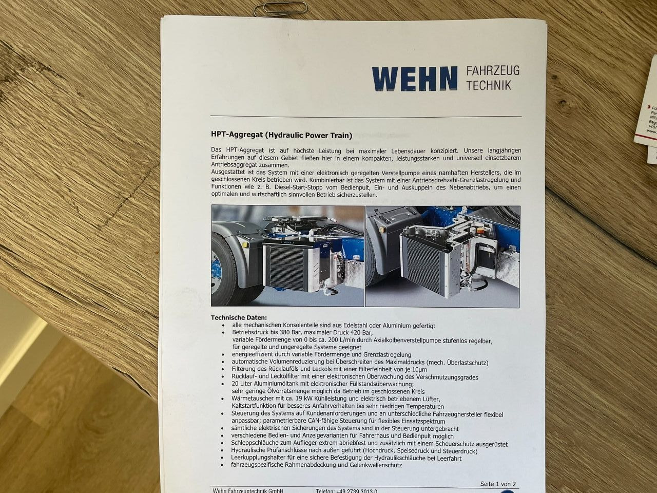 International Wehn Hydraulic Power Train 380 Bar 220l/min agri farm - Stromgenerator: das Bild 5 International Wehn Hydraulic Power Train 380 Bar 220l/min agri farm - Stromgenerator: das Bild 5