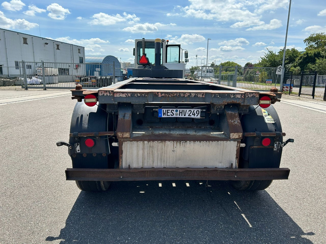Mafa 20 ft tipping chassis / disc brakes / lifting axle / alcoa wheels / - Container/ Wechselfahrgestell Auflieger: das Bild 4 Mafa 20 ft tipping chassis / disc brakes / lifting axle / alcoa wheels / - Container/ Wechselfahrgestell Auflieger: das Bild 4