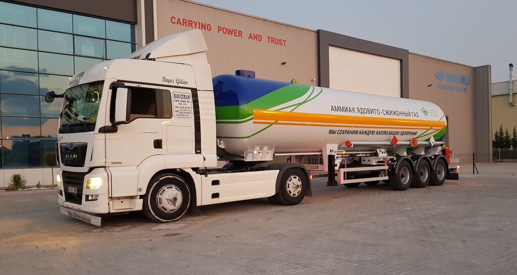 SINAN TANKER-TREYLER Ammonia Tanker - Аммиаковоз Автоцистерна - صهريج نقل الأمونيوم - Tankauflieger: das Bild 2 SINAN TANKER-TREYLER Ammonia Tanker - Аммиаковоз Автоцистерна - صهريج نقل الأمونيوم - Tankauflieger: das Bild 2