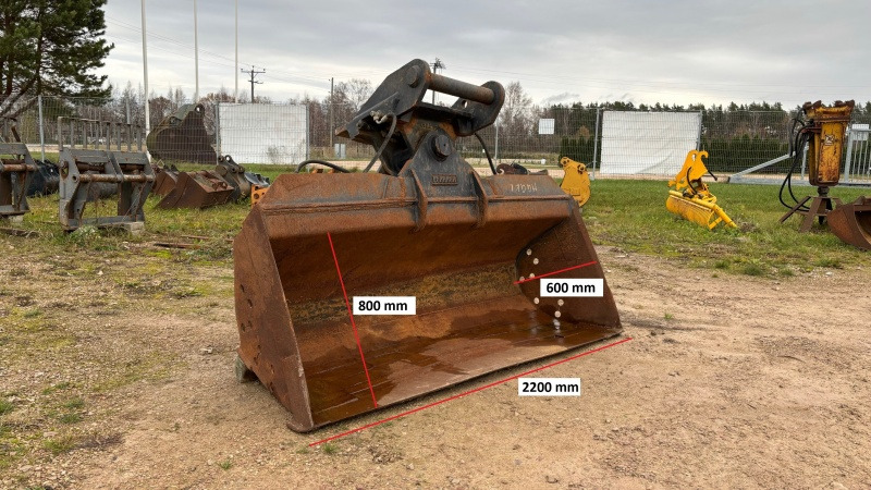 Baggerschaufel für Bagger LEHNHOFF MS21 MS25 2200mm: das Bild 7