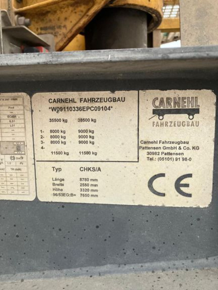 CARNEHL Kippauflieger CHKS A Kippauflieger - Kipper Auflieger: das Bild 4 CARNEHL Kippauflieger CHKS A Kippauflieger - Kipper Auflieger: das Bild 4