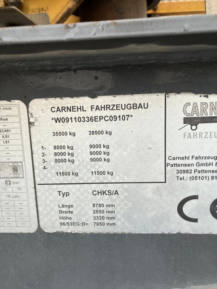 CARNEHL Kippauflieger CHKS A Kippauflieger - Kipper Auflieger: das Bild 4 CARNEHL Kippauflieger CHKS A Kippauflieger - Kipper Auflieger: das Bild 4