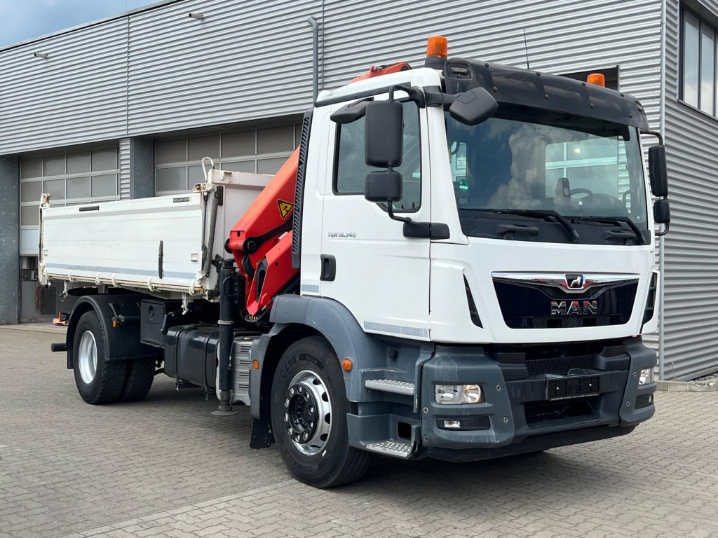 MAN MAN TG-M 2-Achs Kipper Kran 18.340 4x2 Palf. PK 13001 KA - Kipper, Autokran: das Bild 2 MAN MAN TG-M 2-Achs Kipper Kran 18.340 4x2 Palf. PK 13001 KA - Kipper, Autokran: das Bild 2