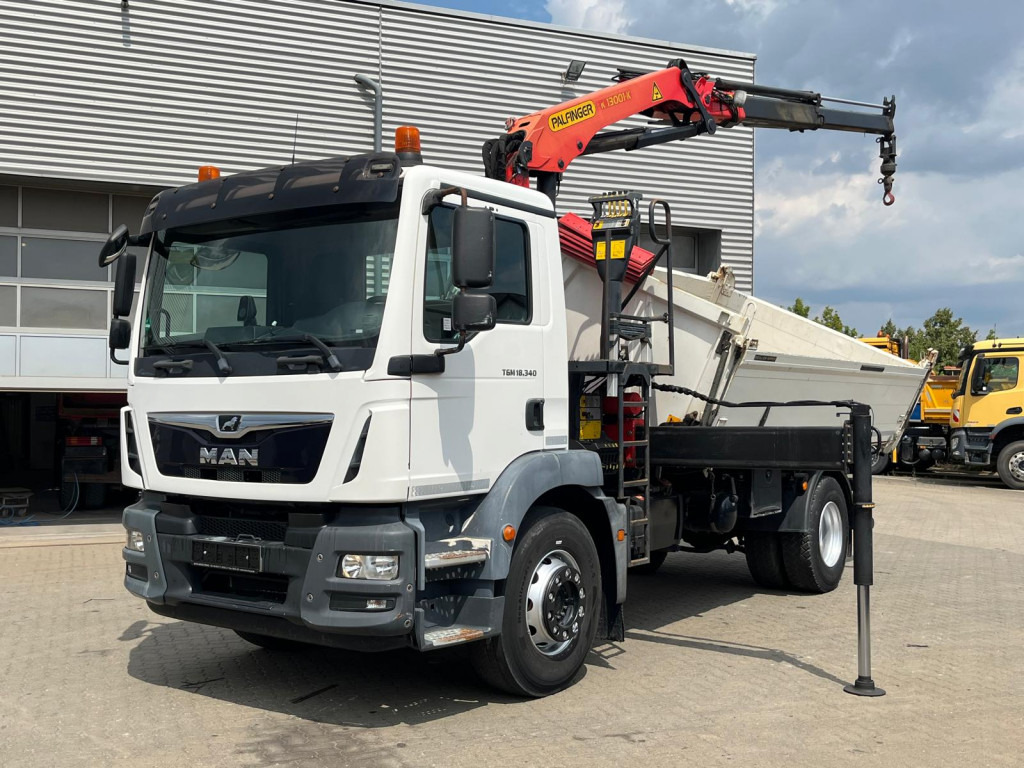 MAN TG-M 18.340 4x2 2-Achs Kipper Kran Palf. PK 13001 KA - Kipper, Autokran: das Bild 1 MAN TG-M 18.340 4x2 2-Achs Kipper Kran Palf. PK 13001 KA - Kipper, Autokran: das Bild 1