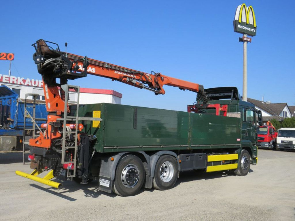 MAN TG-S 26.400 6x2-2 BL Pritsche Heckkran Atlas 165 - Pritsche LKW, Autokran: das Bild 4 MAN TG-S 26.400 6x2-2 BL Pritsche Heckkran Atlas 165 - Pritsche LKW, Autokran: das Bild 4