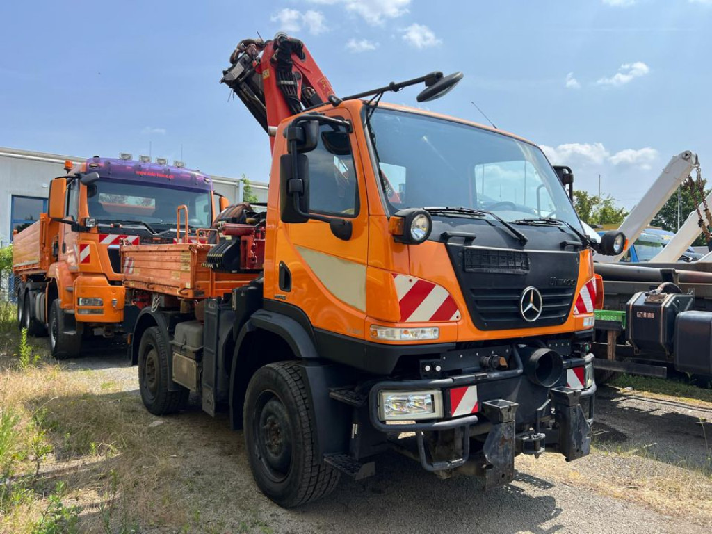 MERCEDES-BENZ Unimog U20 2-Achs Allradkipper Kran Palfinger Kran - Kipper, Autokran: das Bild 5 MERCEDES-BENZ Unimog U20 2-Achs Allradkipper Kran Palfinger Kran - Kipper, Autokran: das Bild 5