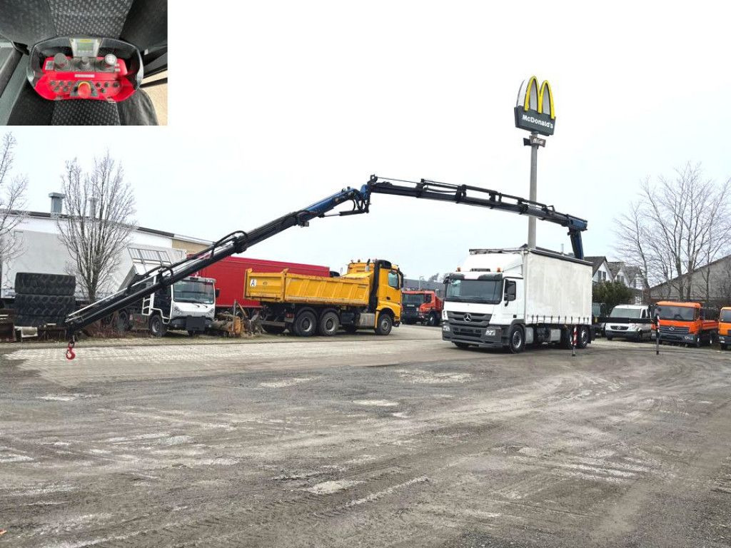 Mercedes-Benz Actros 2541 L6x2 Pritsche Heckkran 34m/to, Jib, - Autokran, Plane LKW: das Bild 3 Mercedes-Benz Actros 2541 L6x2 Pritsche Heckkran 34m/to, Jib, - Autokran, Plane LKW: das Bild 3
