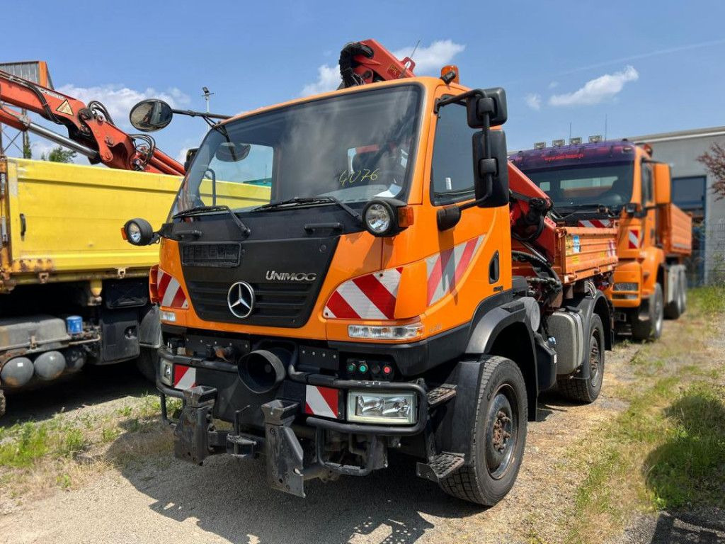 Mercedes-Benz Unimog U20 2-Achs Allradkipper Kran Palfinger Kr - Kipper, Autokran: das Bild 5 Mercedes-Benz Unimog U20 2-Achs Allradkipper Kran Palfinger Kr - Kipper, Autokran: das Bild 5